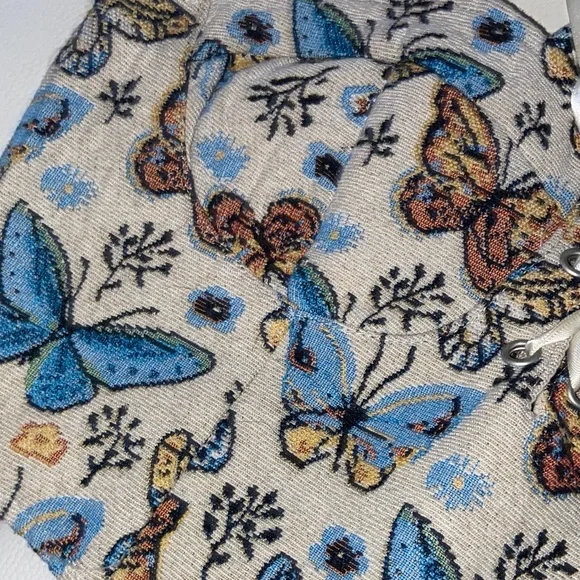 Butterfly Print Women's Corset Top - Picture 4 of 4